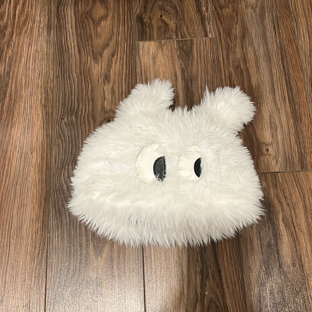 White Monster Hat